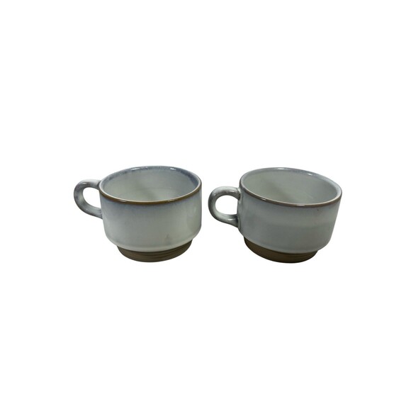 Hearth & Hand Magnolia Mug “RESTORE” Coffee Mug Stackable Stoneware Cup Set Of 2 - Picture 6 of 10